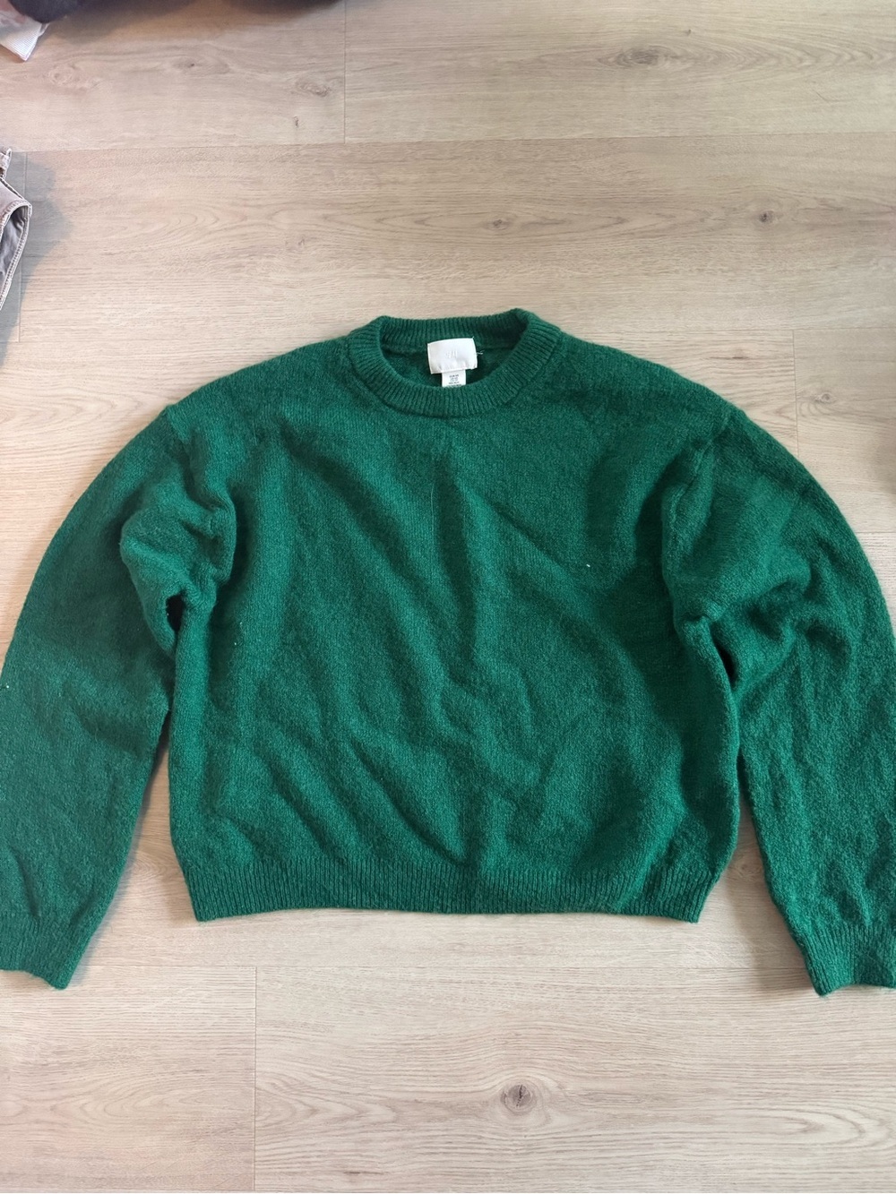 H&M Emerald Green Crewneck Sweater